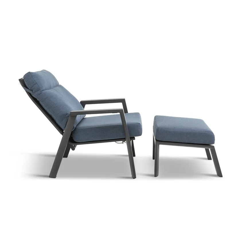 Loungesessel Blau detail