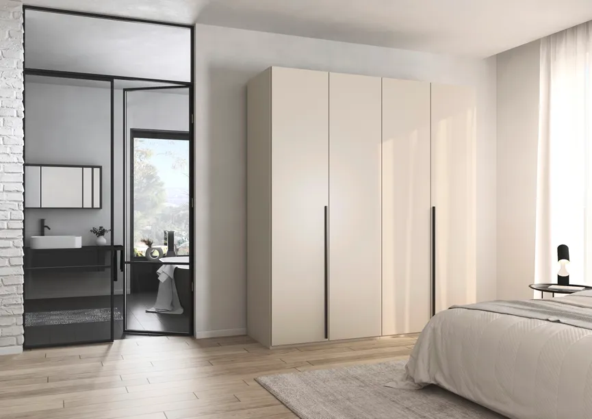 Drehtürenschrank 4-trg. milieu