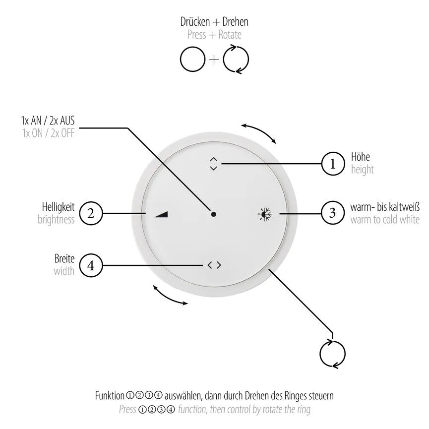 Pendelleuchte "PURE-Moto-Rise" detail