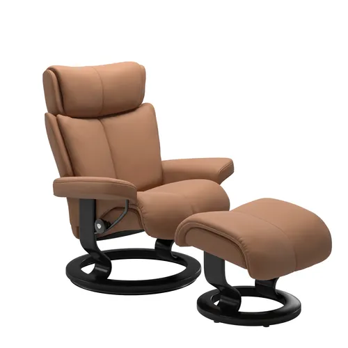 Sessel mit Hocker