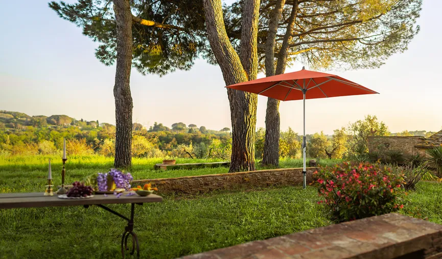 ** Marktschirm rechteckig milieu