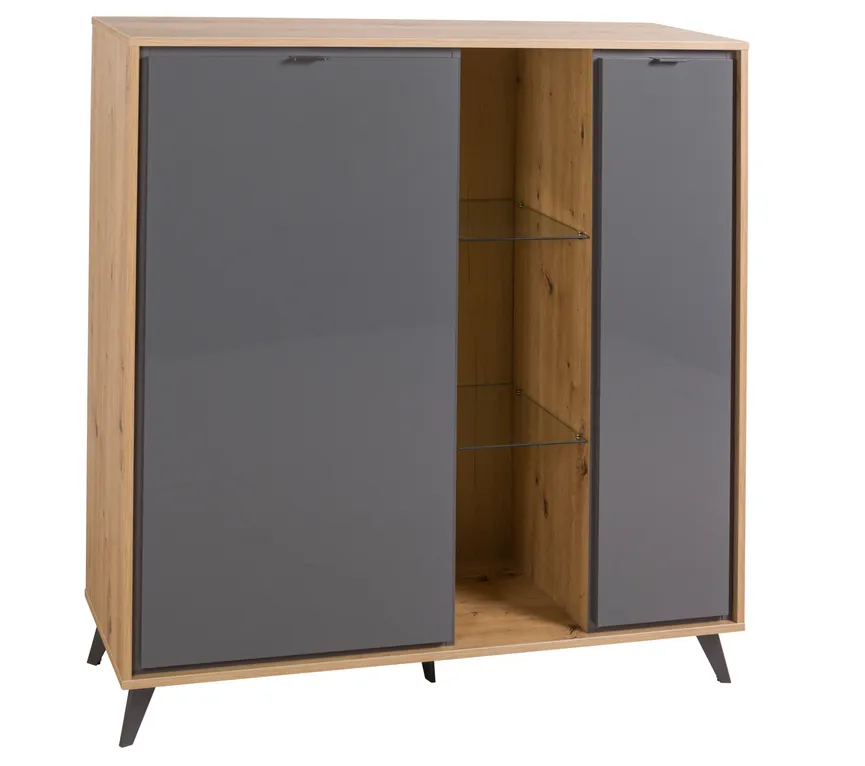 Highboard 2-trg., detail