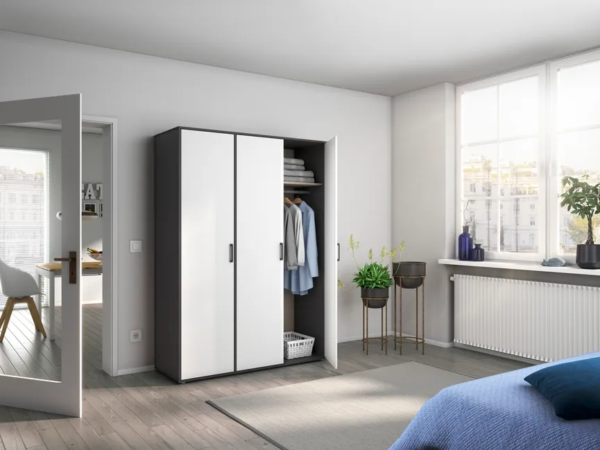 Drehtürenschrank 3-trg. milieu