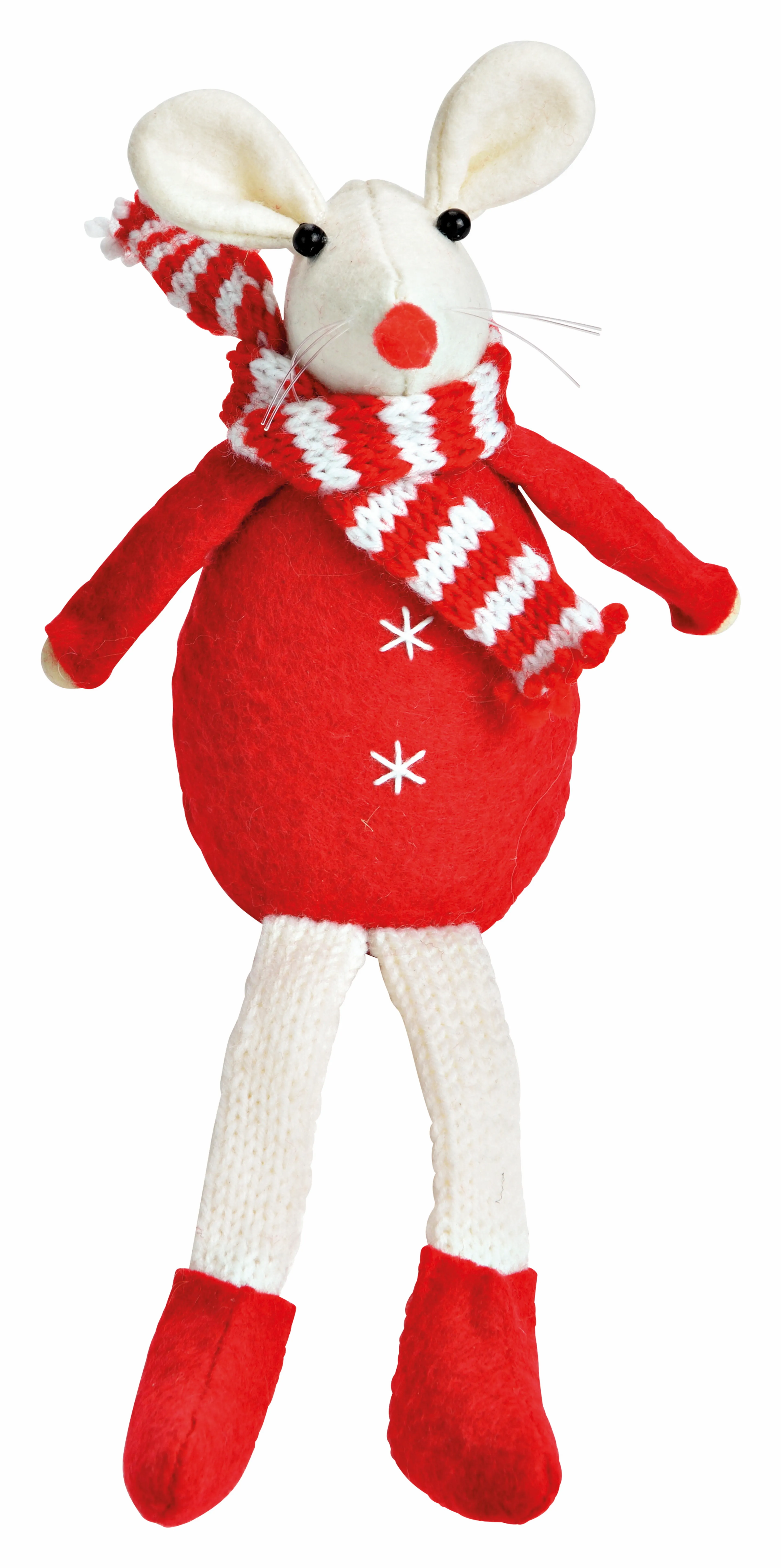 Deko-Figur Wintermaus 22 cm