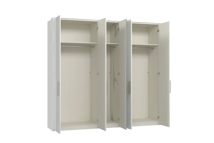 Drehtürenschrank 5-trg. detail