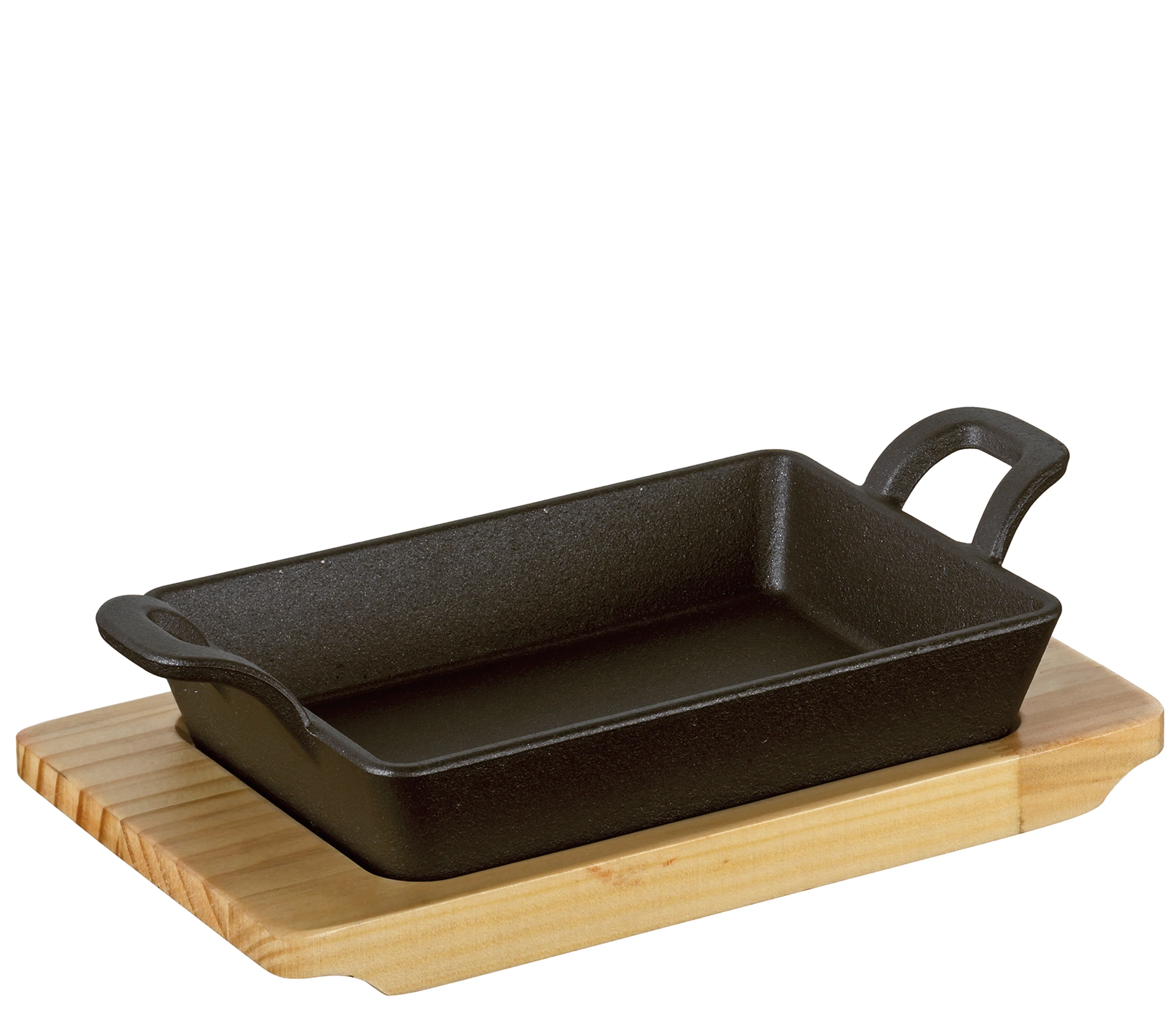 Servierpfanne BBQ eckig