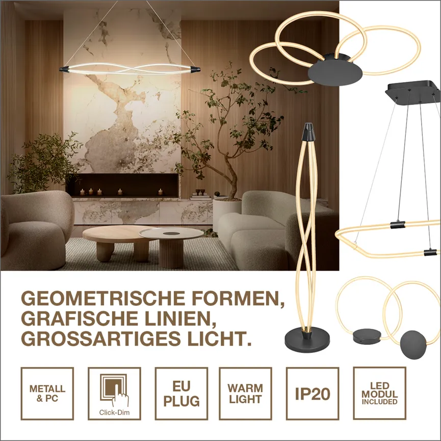 Pendelleuchte "Aura 2XPendant" detail