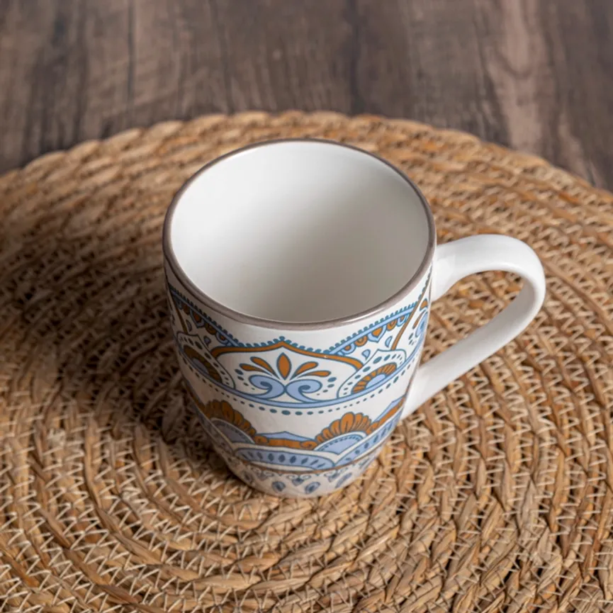 Becher "Mandola" 320 ml blau milieu