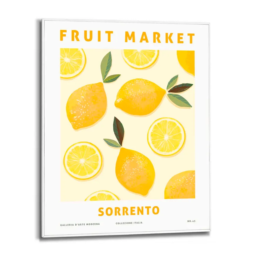 Bild gerahmt "Sorrento Lemons" hauptaufnahme