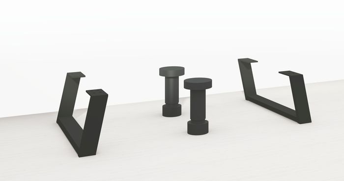 Mäusbacher Füße-Set Kufe Grau Bonnie