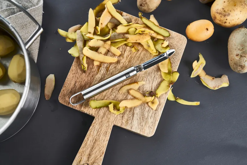 Pendelschäler "Pro" silber milieu