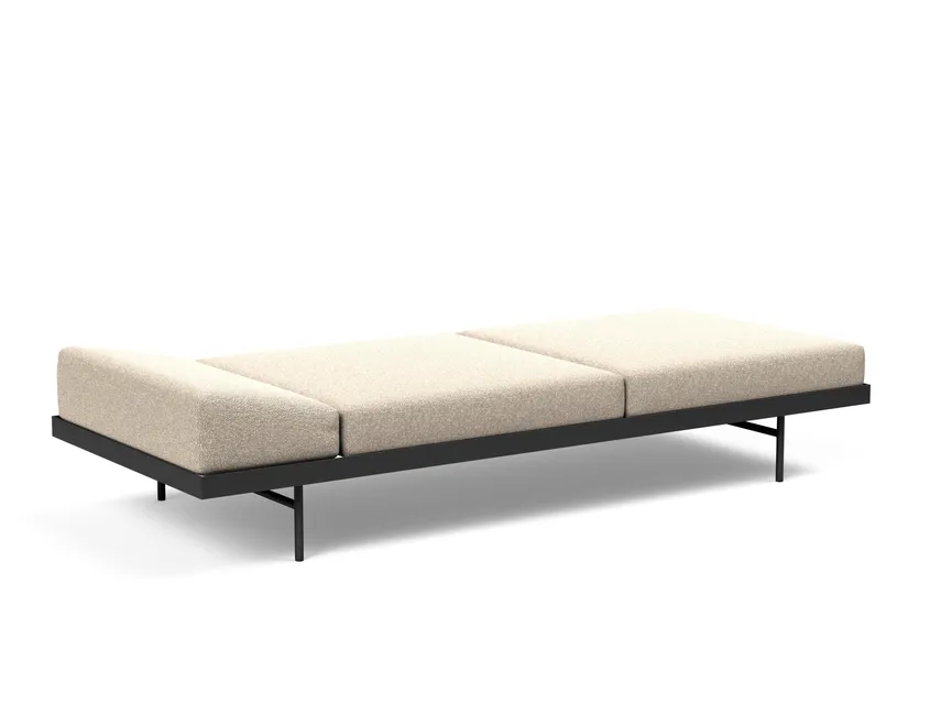 Sofa mit Walnusstisch detail