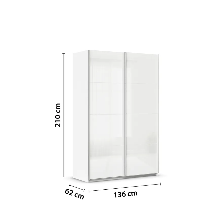 Schwebetürenschrank 2-trg. detail