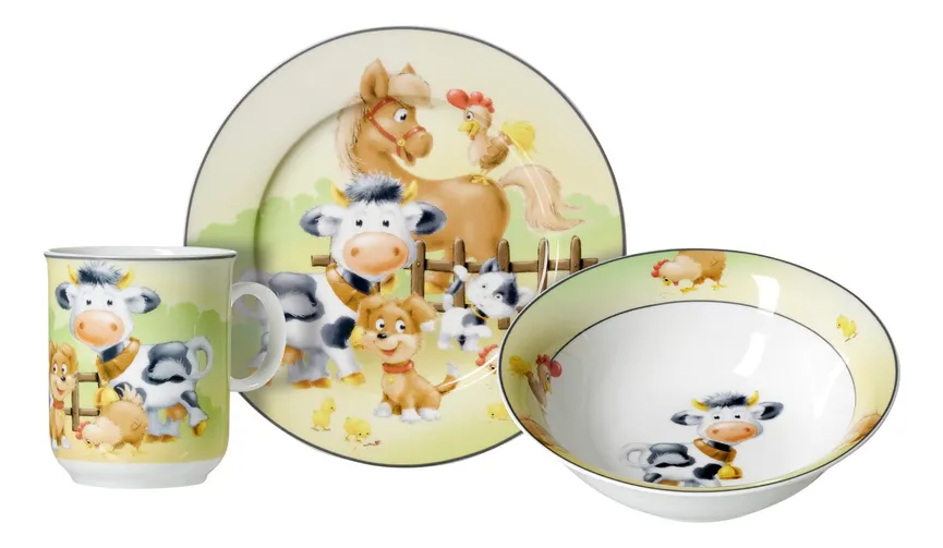 Kinder-Set "Hoftiere" 3-tlg. hauptaufnahme