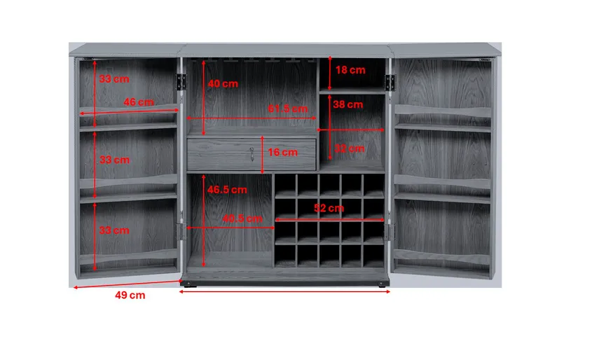Barschrank detail
