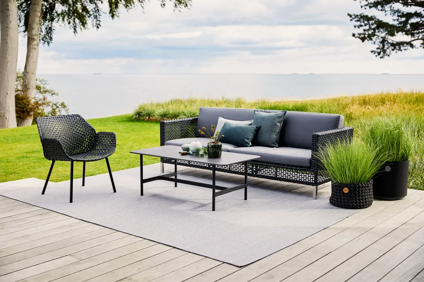 ***Set 3-sitzer Sofa + Kissen milieu
