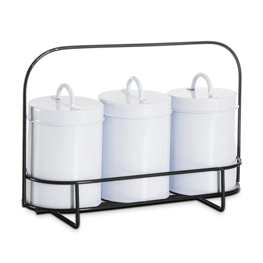 Vorratsdosen-Set 4-tlg. weiß hauptaufnahme