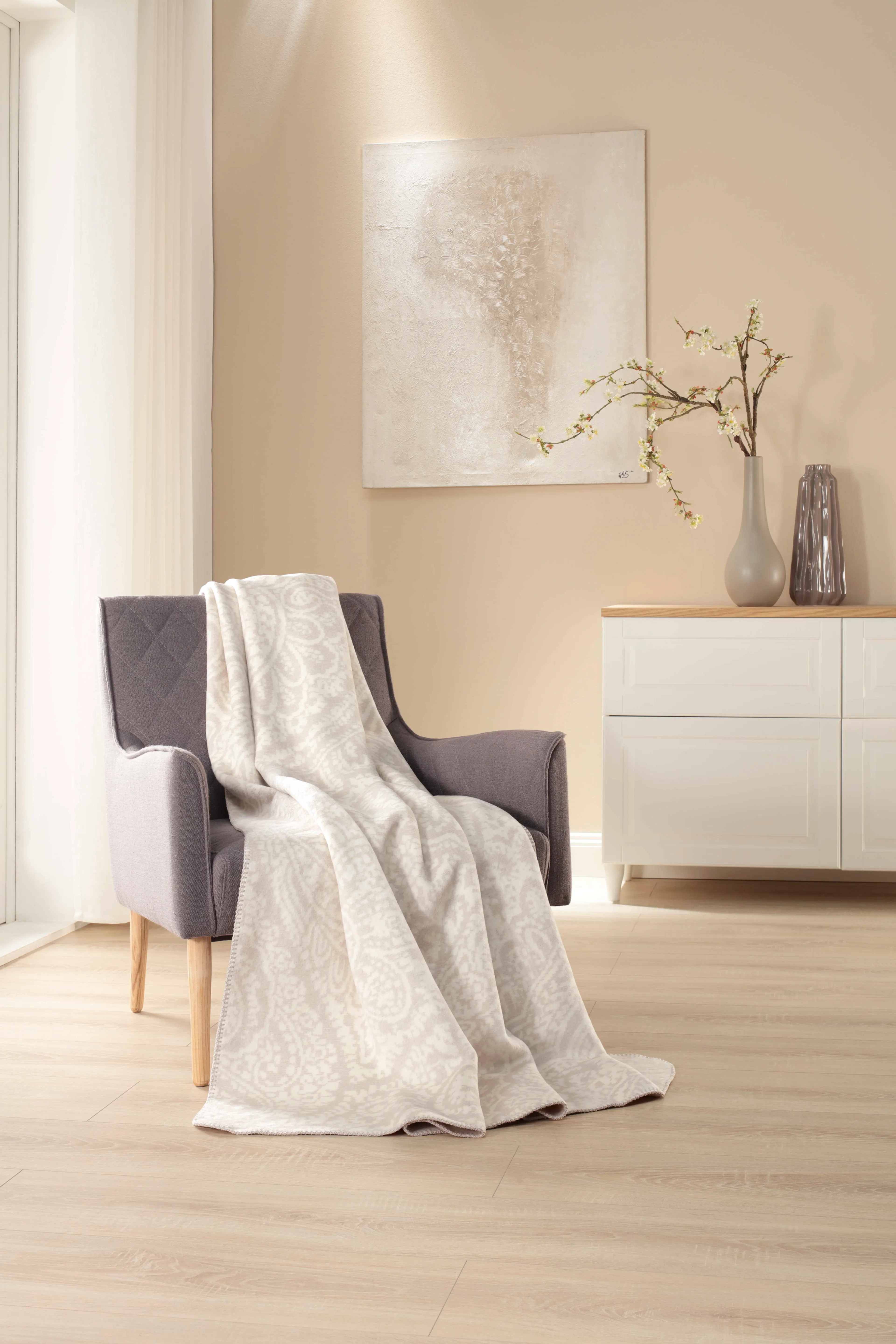 Kuscheldecke Swinging Paisley 150x200 cm