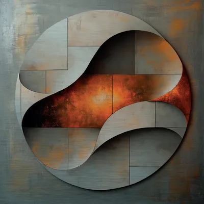 Wandbild 80 x 80 cm