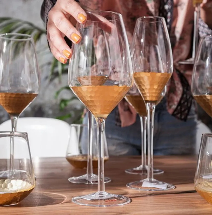 Sektglas "Gobi" 330 ml gold material_farbe
