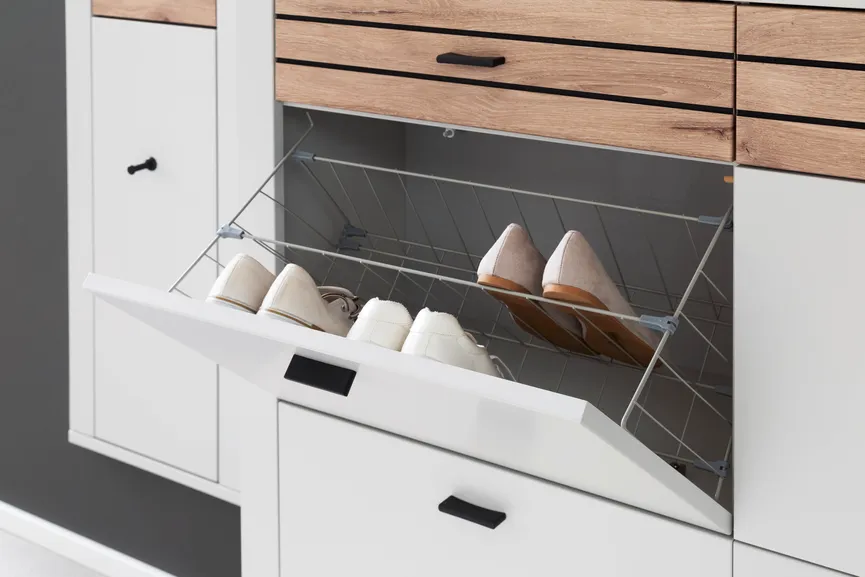 Hängeschuhschrank 2S/4K detail