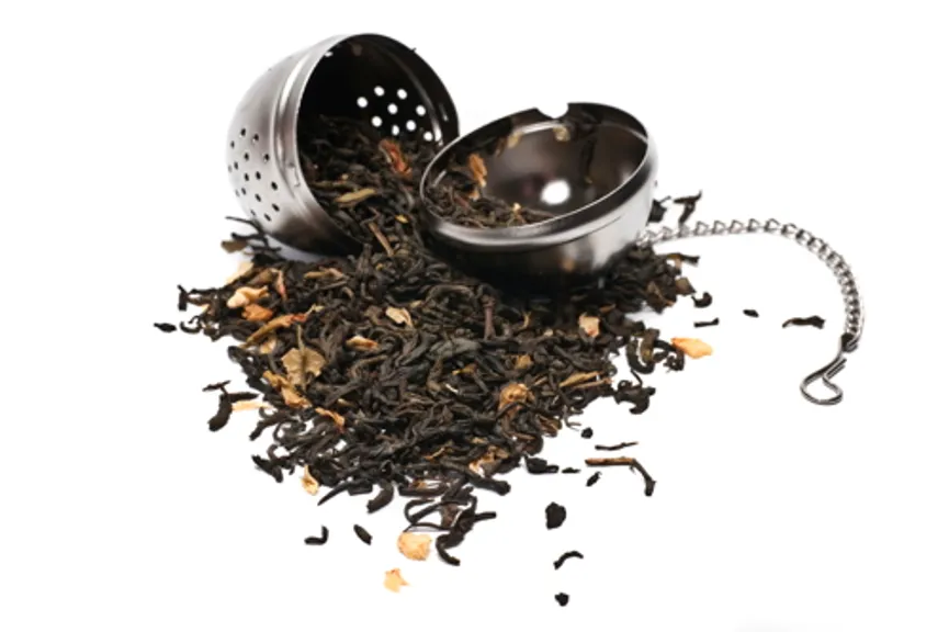 Tee-Ei 5cm mit Kette, Edelstah detail