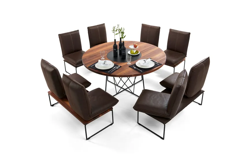 Bank Holzplateau detail