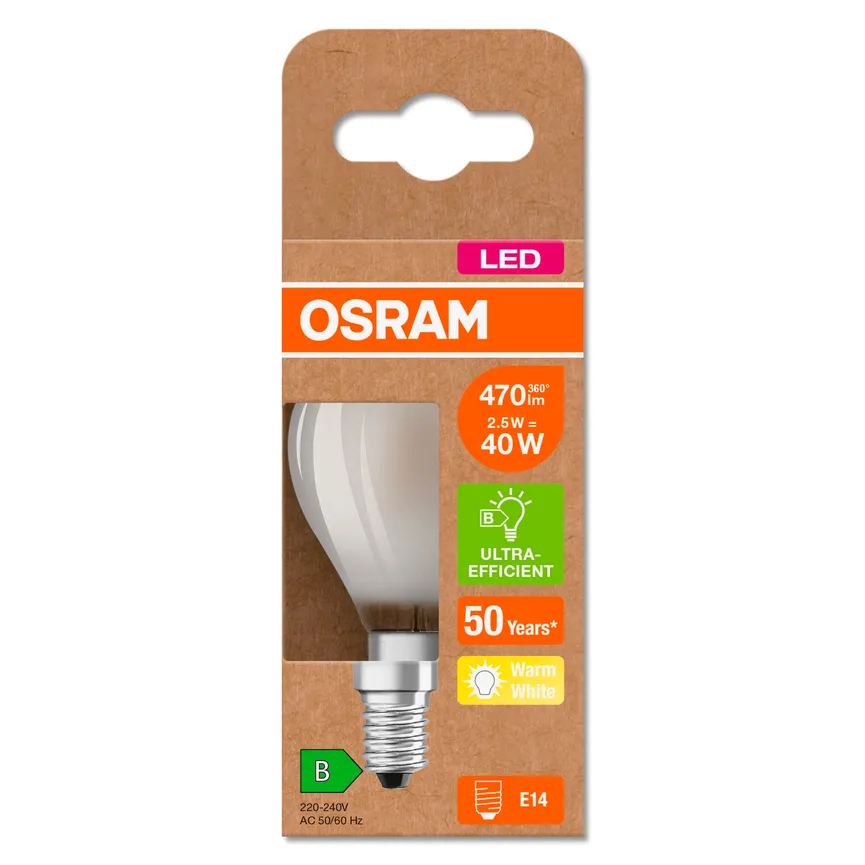 E14/2,5W LED Birne detail