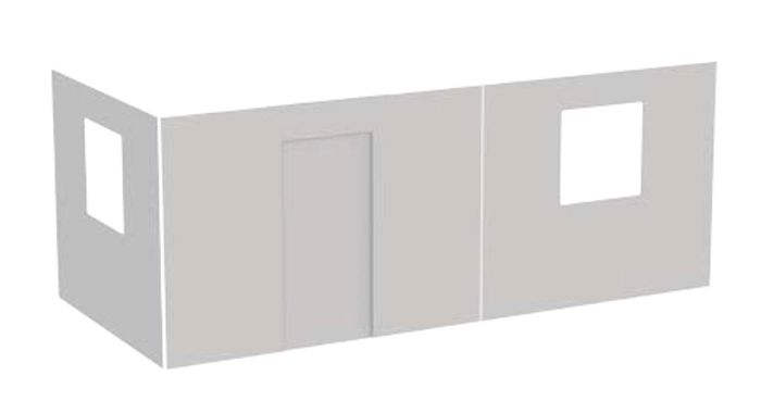 Flexa Spielvorhang 3er Set Warm Gray Dawn
