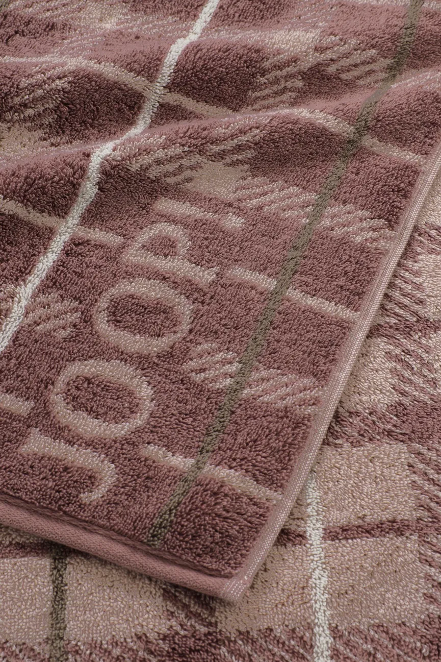 Duschtuch Contour Checked detail