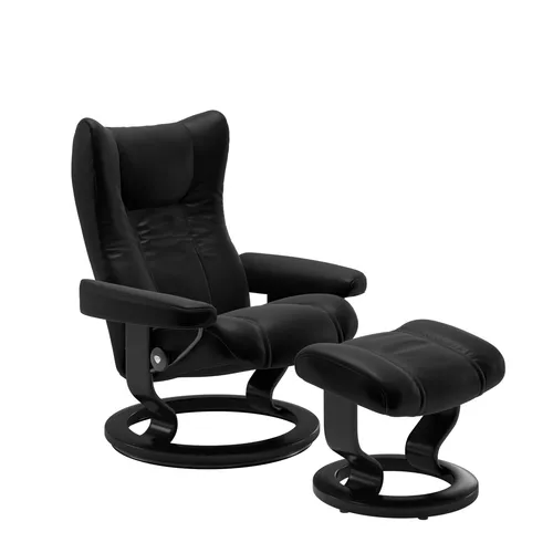 Sessel mit Hocker