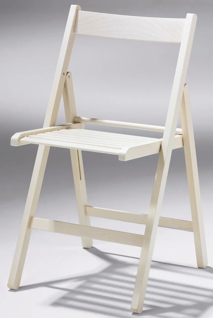 Klappstuhl weiß hauptaufnahme