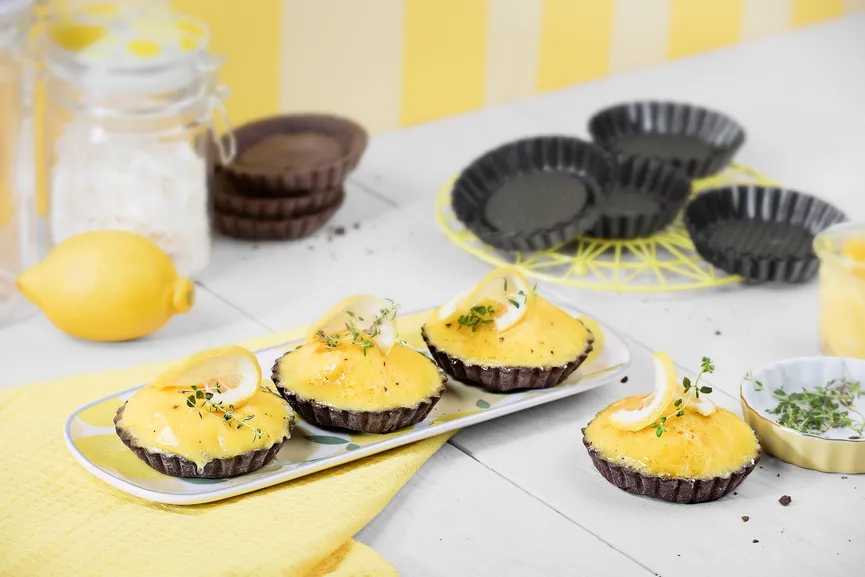 Tortelett 6er Set schwarz milieu