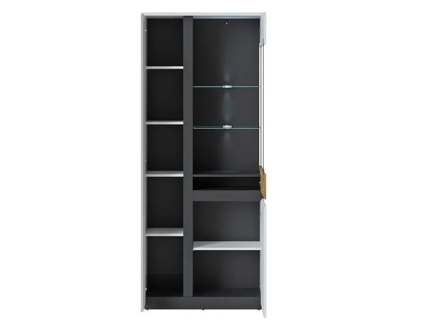 Vitrine 3-trg. detail
