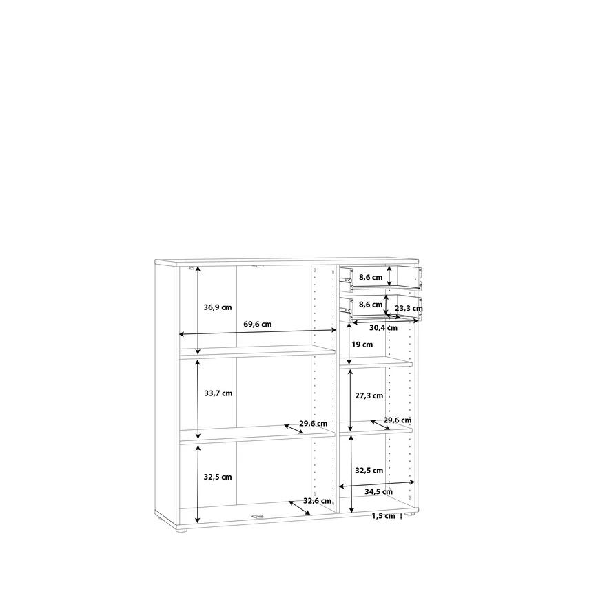 Kommode 3T/2S detail