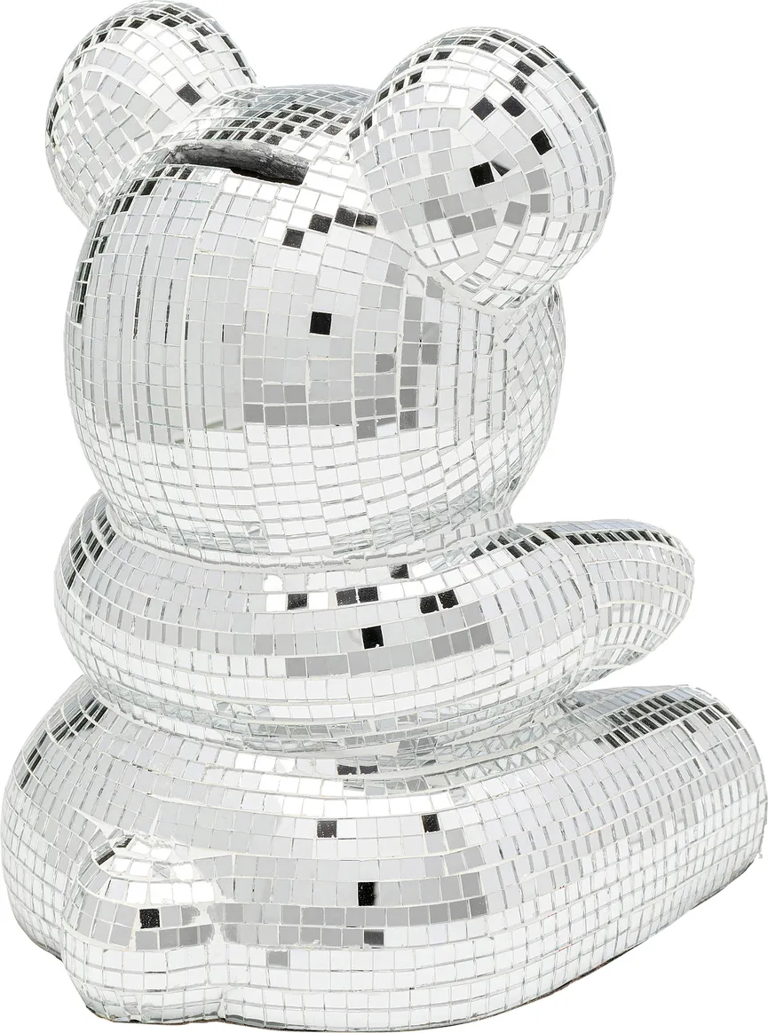 Spardose "Bear Disco" Bär detail
