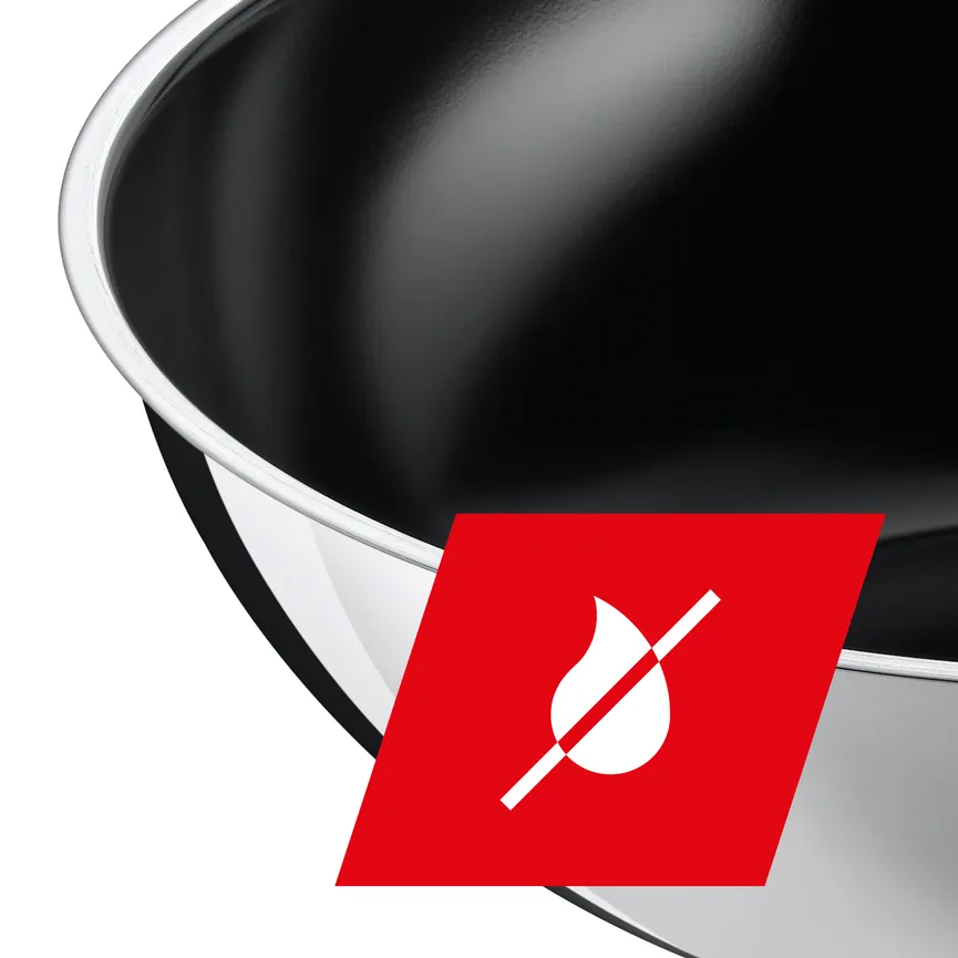 Wokpfanne haftfrei 28 cm Wuhan detail