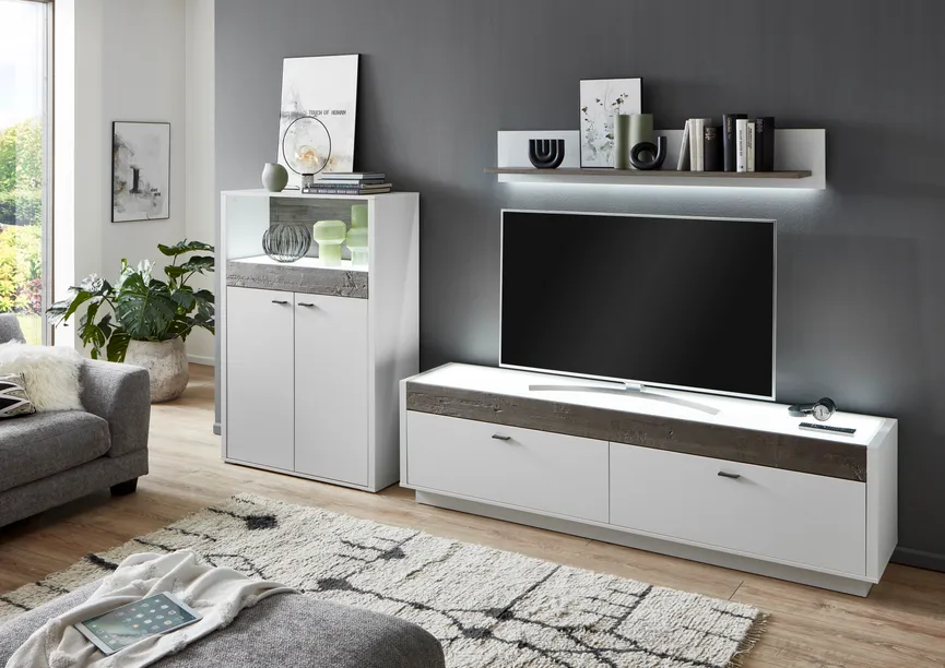Highboard 2-trg. milieu