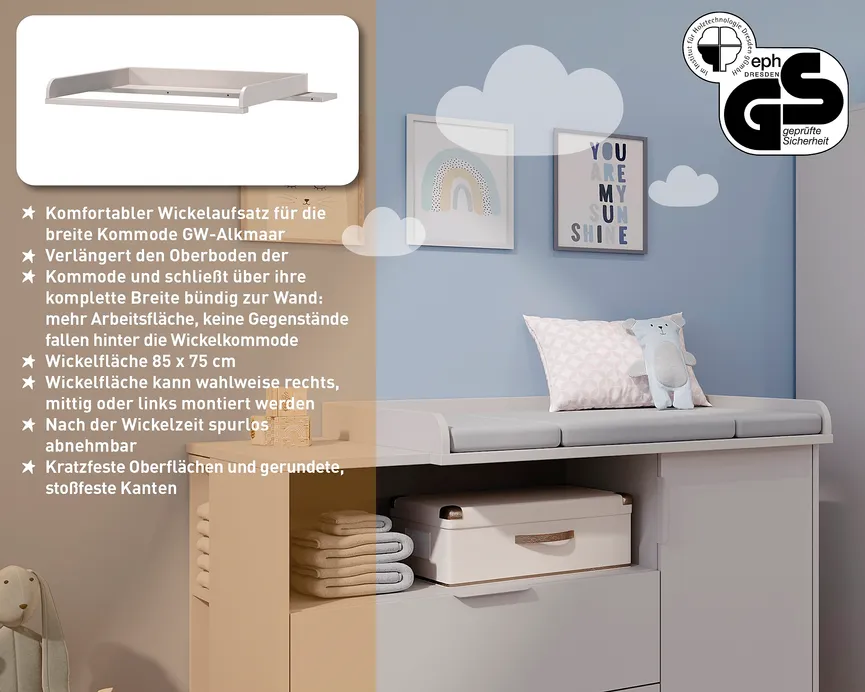 Wickelaufsatz detail