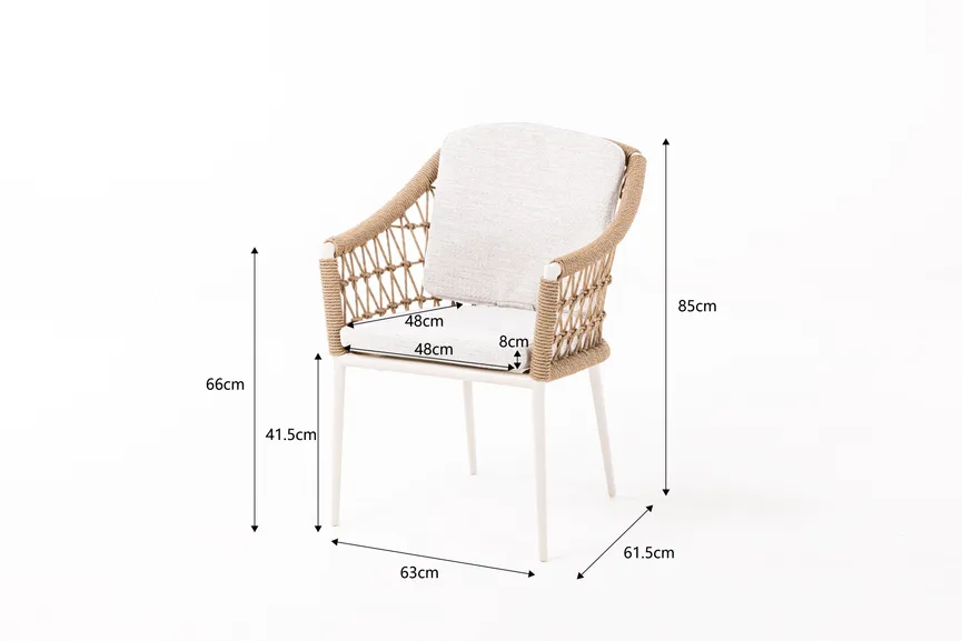 Armlehnstuhl stapelbar detail
