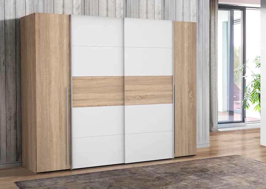 Schwebe-/Drehtürenschrank milieu
