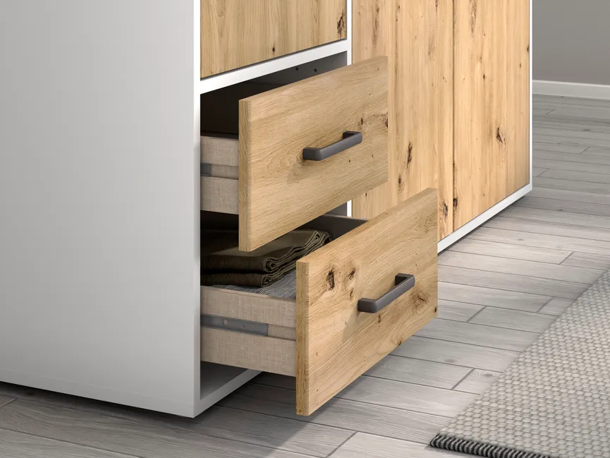 Drehtürenschrank 4-trg. detail