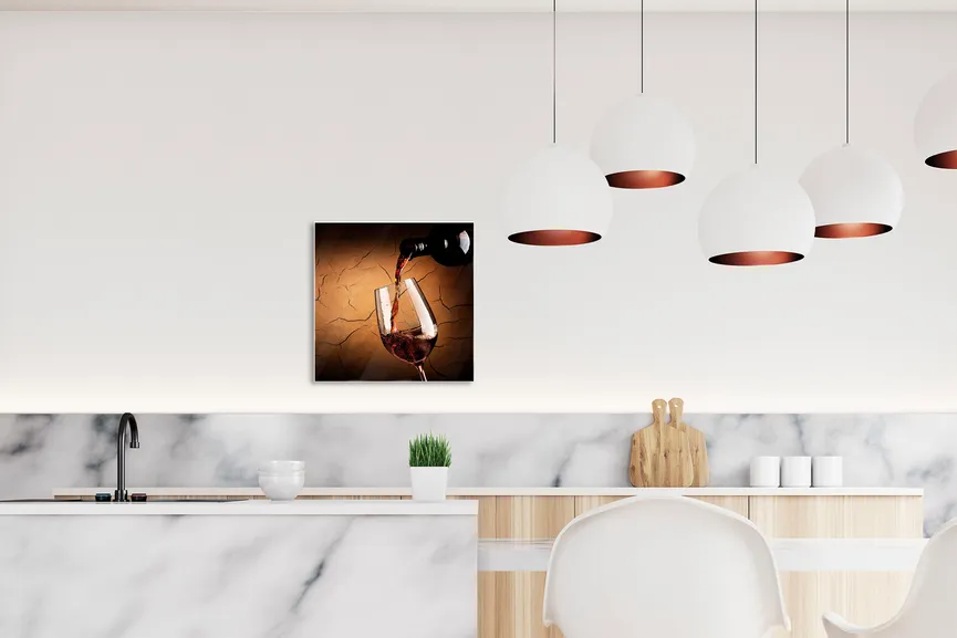 Küche / Wein - Red Wine IV milieu