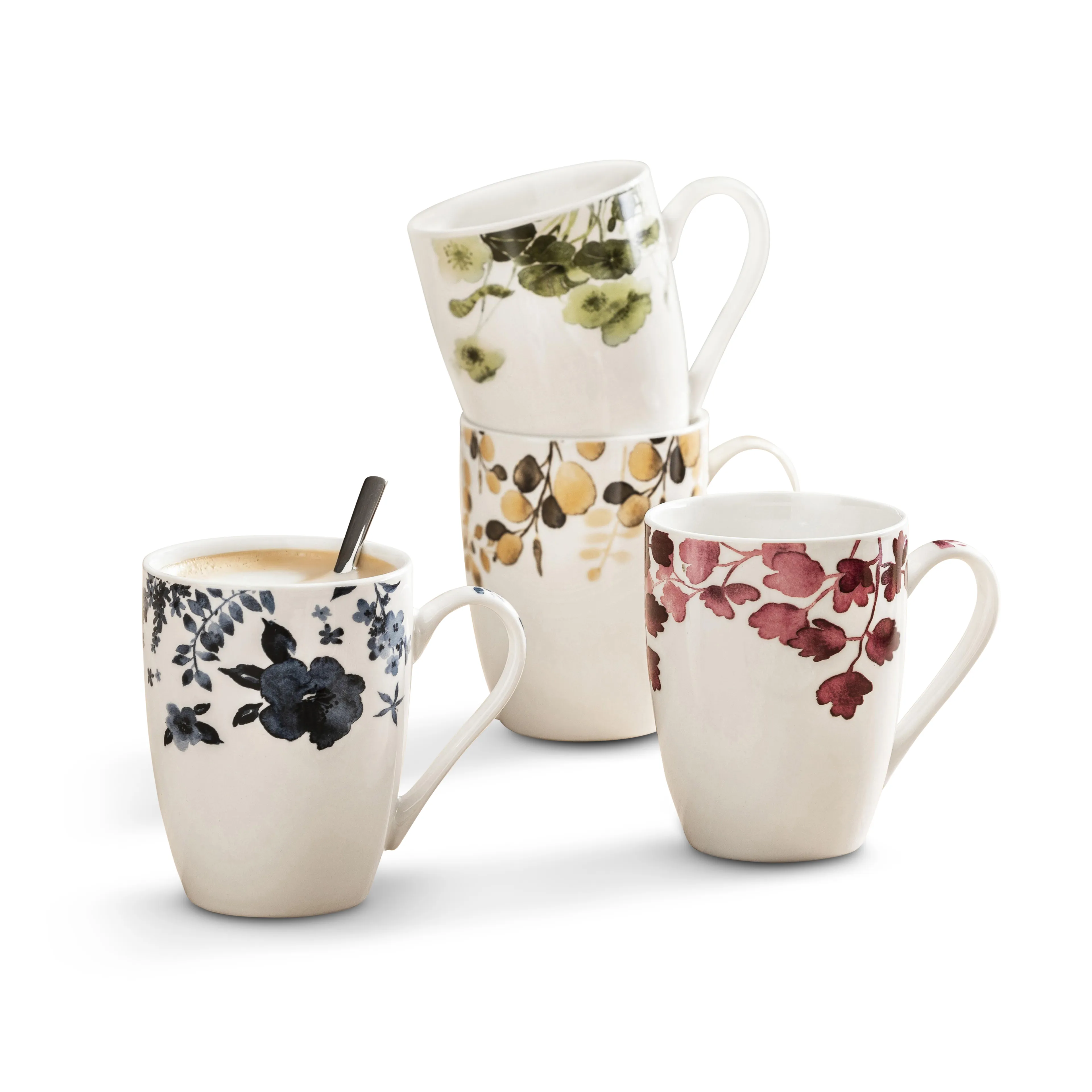 Kaffeebecher Blüten 340 ml