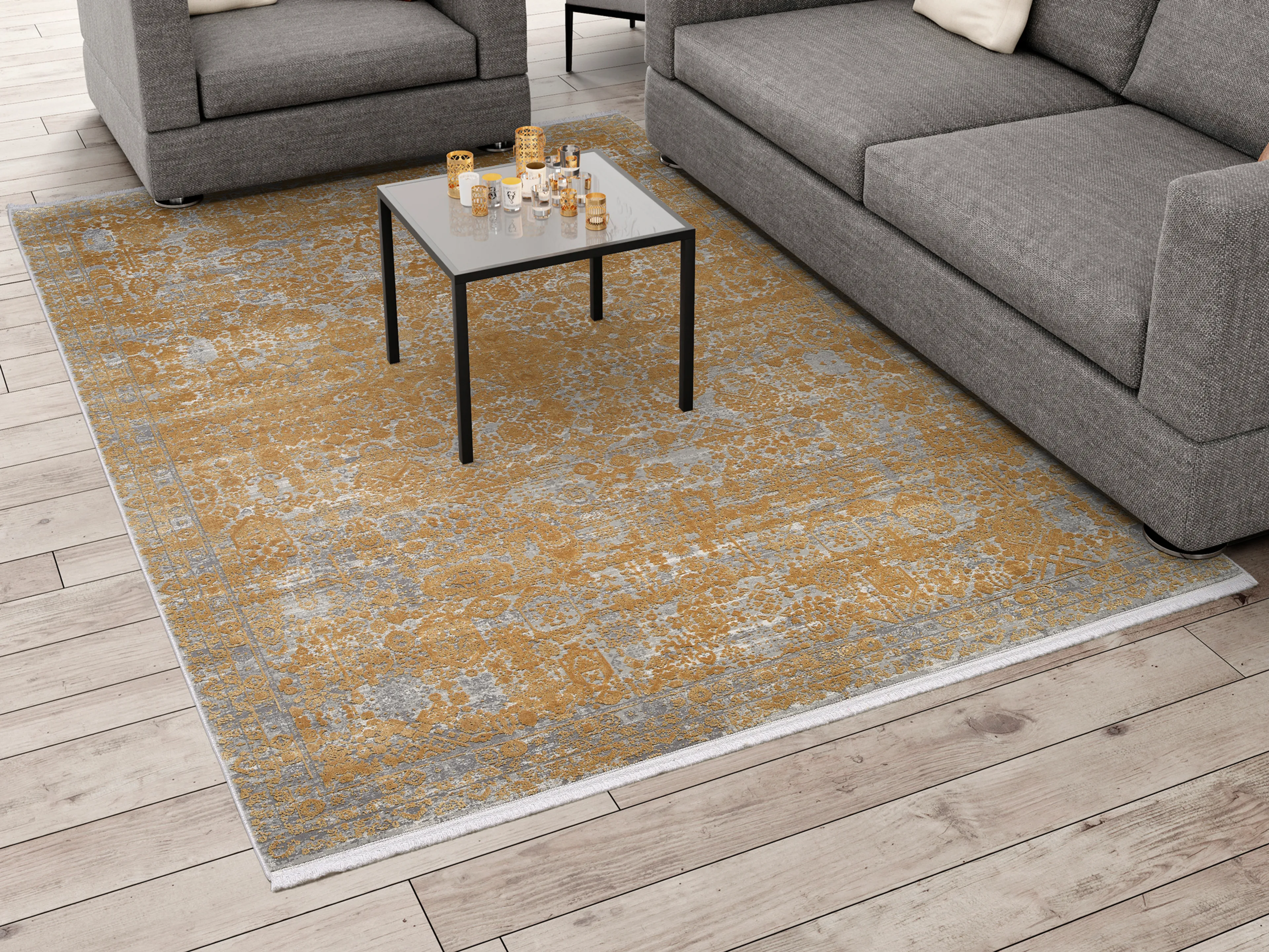 Webteppich  Coloris Farina 80 x 150 cm