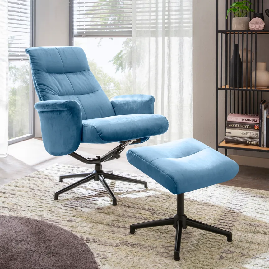 Relaxsessel + Hocker detail