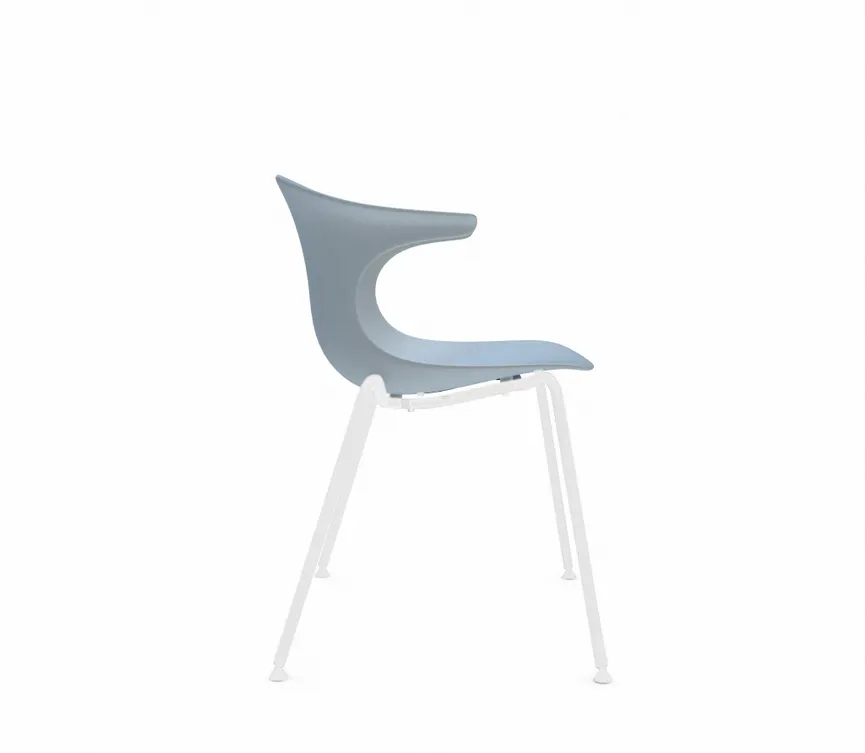 Stuhl 4 Legs white detail
