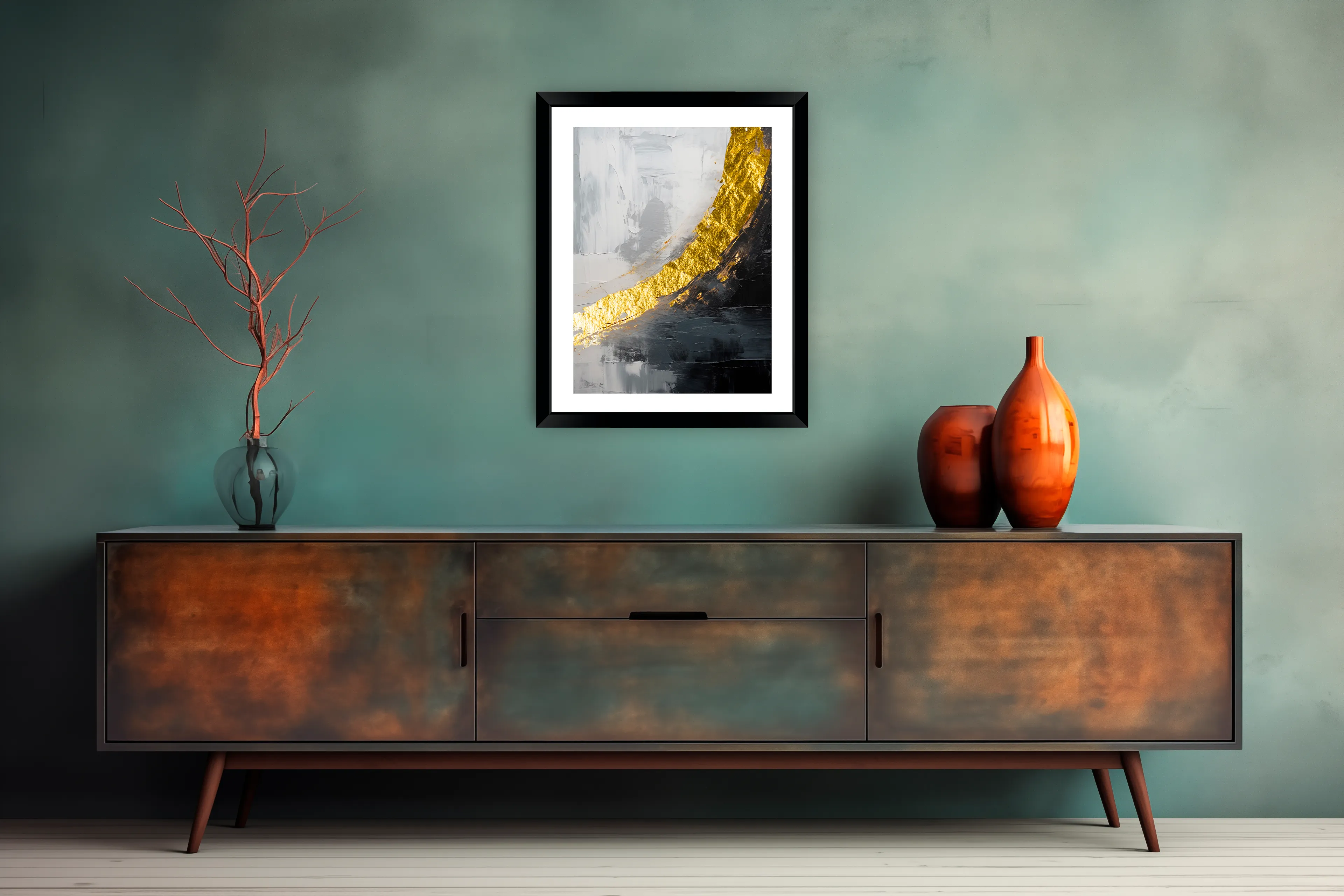 Wandbild 40 x 50 cm Abstraction II

