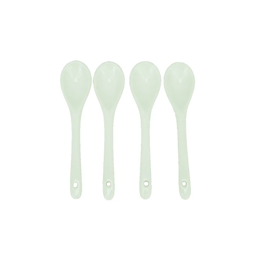 Löffel 4er-Set 12 cm weiß hauptaufnahme