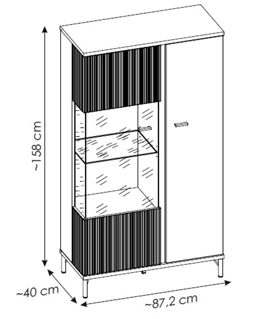 Vitrine detail